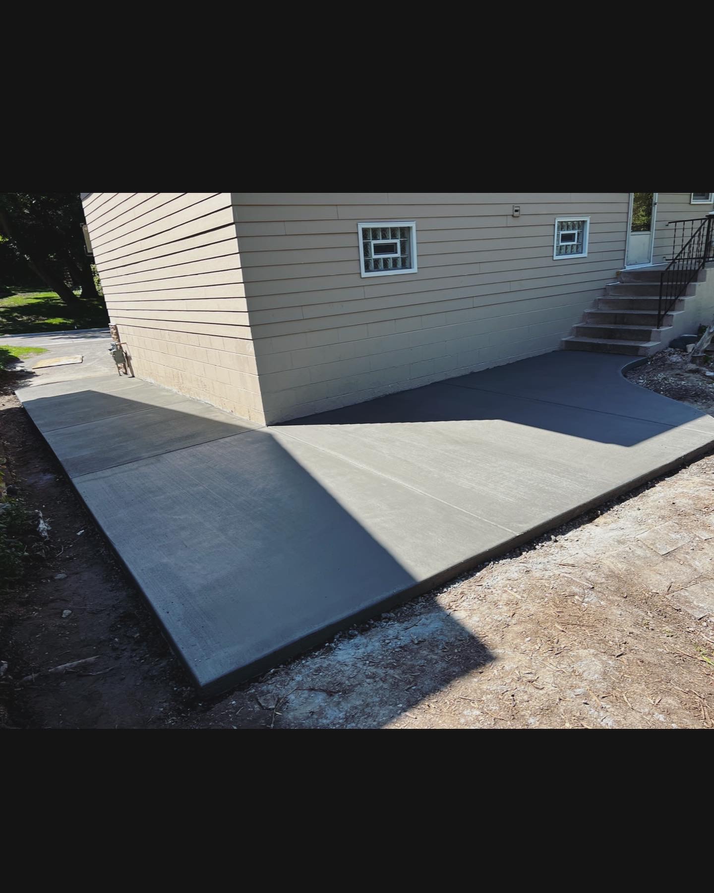 concrete patio